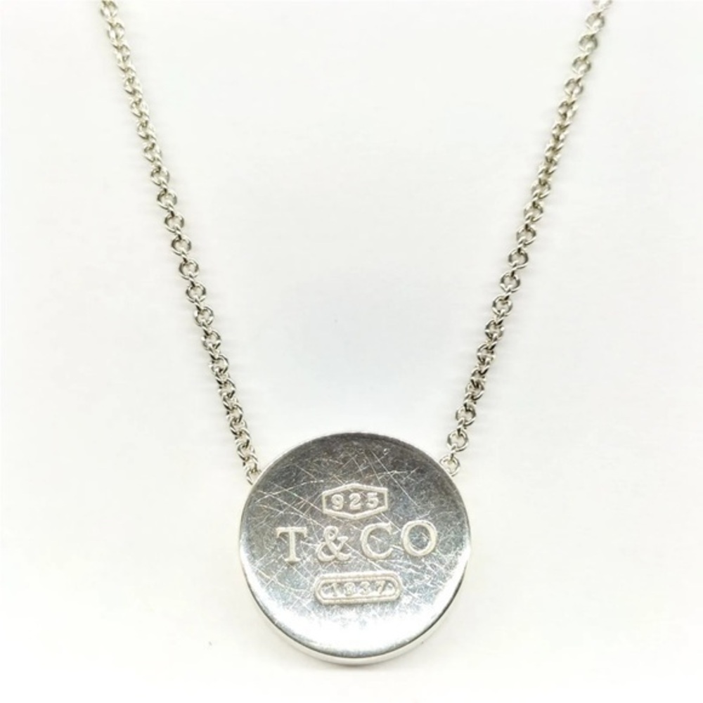 Tiffany & Co 1837 Collection Circle Concave Necklace